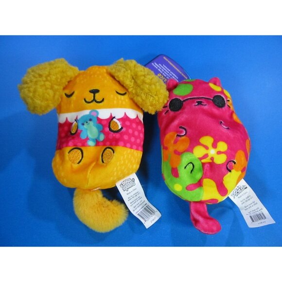 Dogs Vs Squirls & Cat vs Pickles lot of 2 Alice & Groovy Cat 5" - Picture 1 of 8